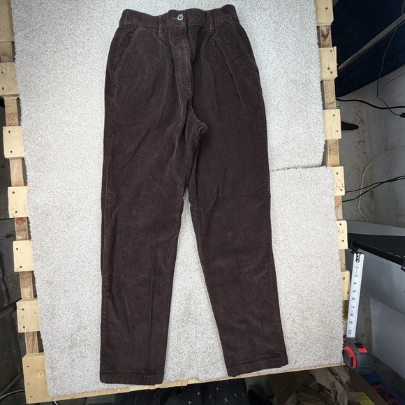 L.L. Bean Pants - L.L. Bean Women's Size 10 Corduroy Pants Brown Cotton Spandex